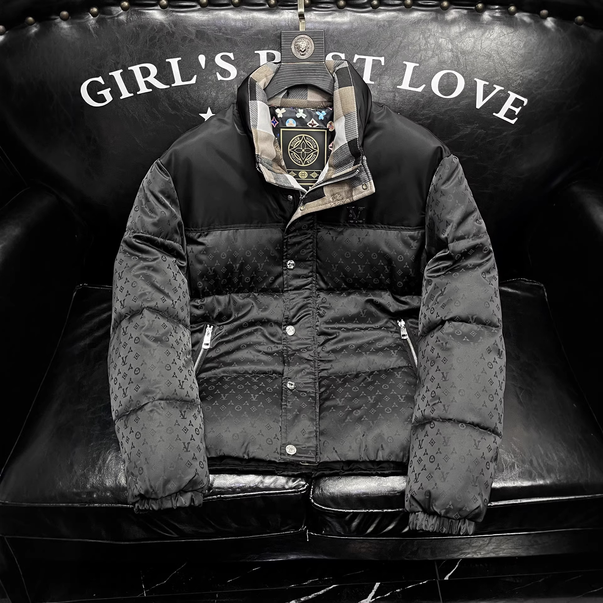 2026 New Winter Stand Collar Jacket, Thickened High-end Down Cotton Coat, European Station Direct Sale Men's Clothing