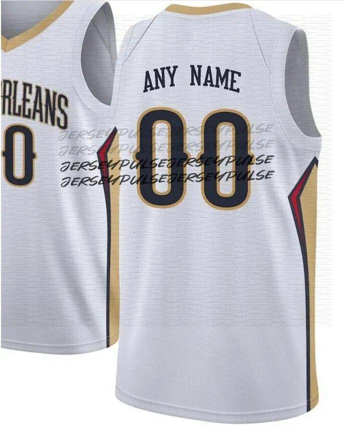 NOP Pelican Basketball Jerseys Zion Williamson Jeremiah Fears Poole Herbert Jones Dejounte Murrayy Trey Murphy Derik Queen Yves Missi Kevon Looney Cit