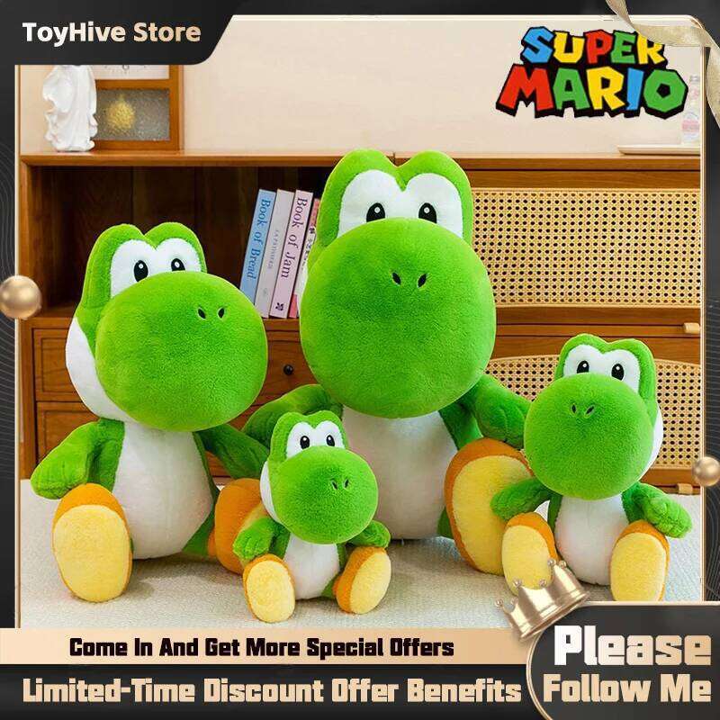 Large Size 70cm Super Marios New Cute Bros Doll Yoshi Dragon Plush Soft Stuffed Animals Toys Birthday Gifts 26Y0514