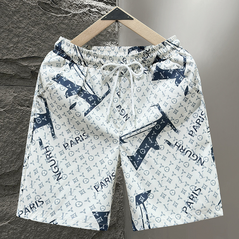 2026 new Straight Leg Designer Men's Printed Shorts Summer Loose Fashion Trend Outdoor Sports Pants Thin Casual Niche Versatile Daily Wear