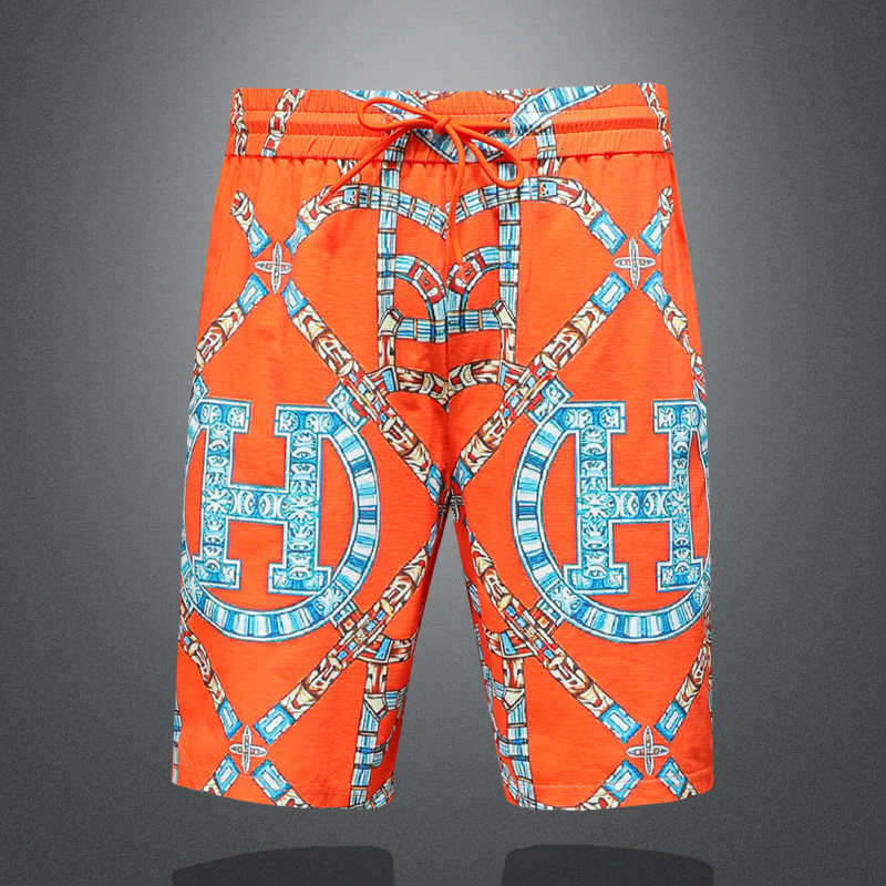 Men's casual mid-length shorts, 2026 summer European collection, famous brand, elastic waistband, trendy and versatile, popular shorts