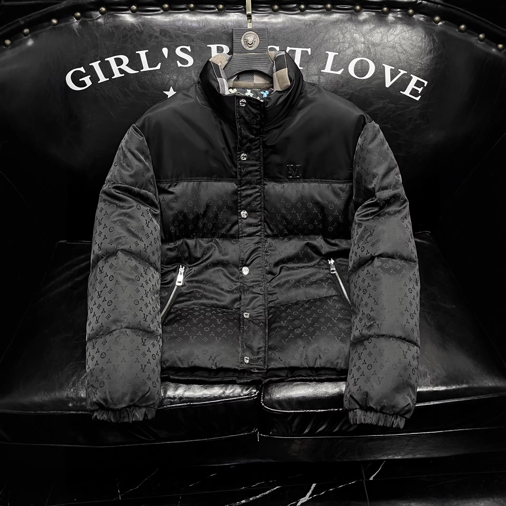 2026 New Winter Stand Collar Jacket, Thickened High-end Down Cotton Coat, European Station Direct Sale Men's Clothing
