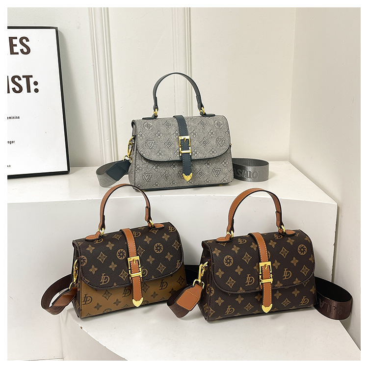 2026 Trendy Old Flower This Year's Trendy Casual Texture Autumn Winter Women's Crossbody Fashion Versatile - view 6