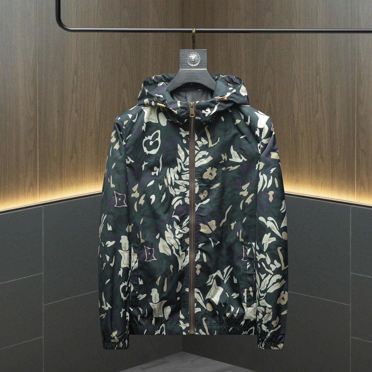 European men's jacket with camouflage print and hood, 2026 spring new model, direct from the manufacturer