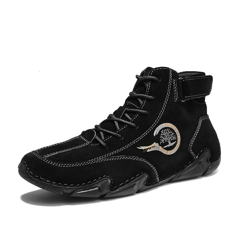 winter mens casual shoes short boots outdoor trendy fleecelined Martin 260413