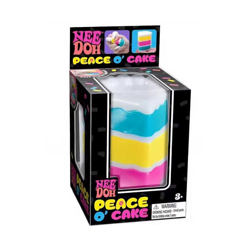 HOT Schylling Needoh pizza Sensory Fidget Cube Stress Relief Squishy Cube Anti-Anxiety Squeeze Object For Focus ADHD Population C260514