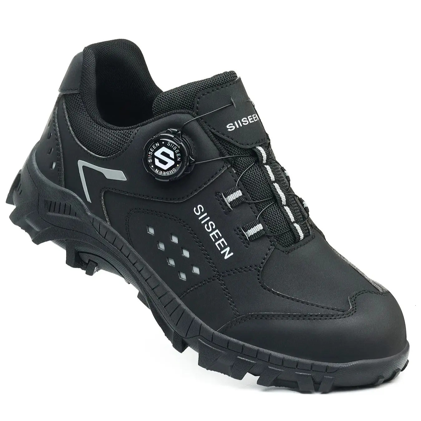 Steel Toe Safety Shoes for Men - Puncture Proof Slip Resistant Durable Work Boots for Construction Outdoor Industrial Use 260513 - view 6