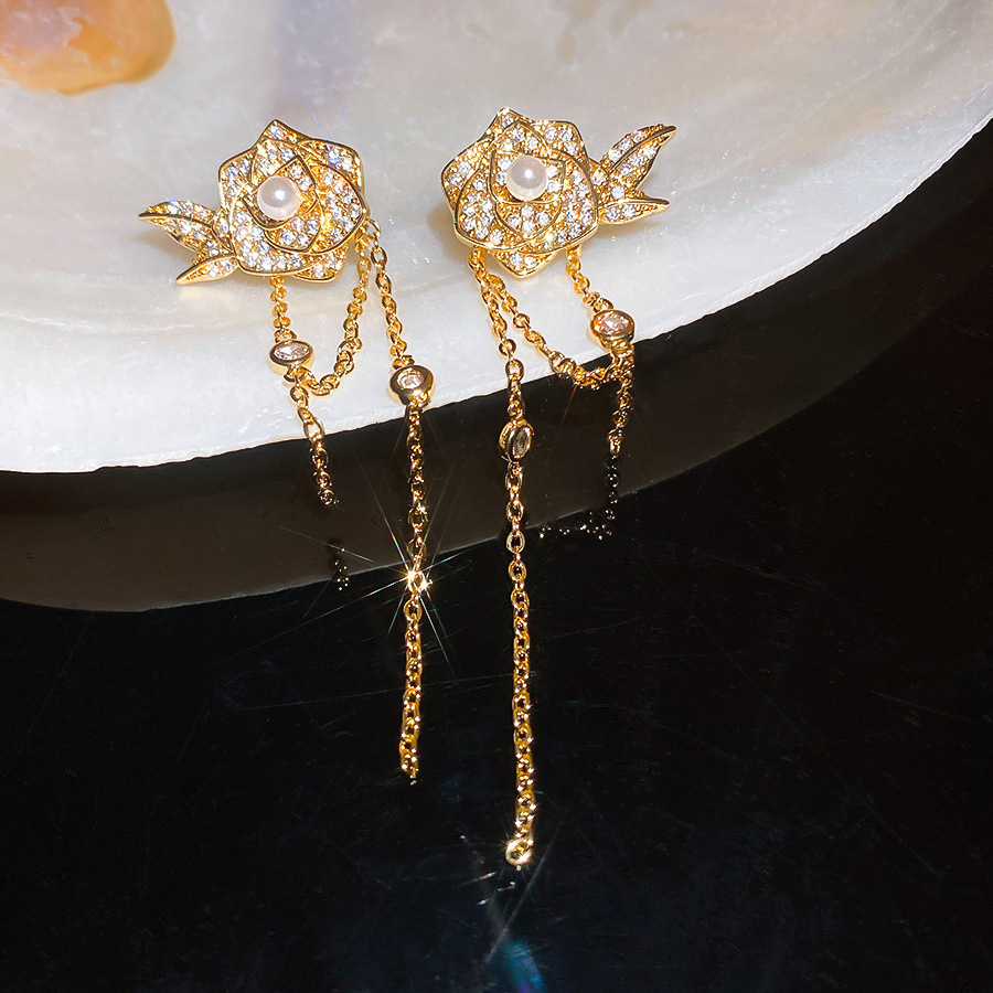 S925 plated sterling silver butterfly asymmetric earrings, simple and elegant high-end ear jewelry - view 6