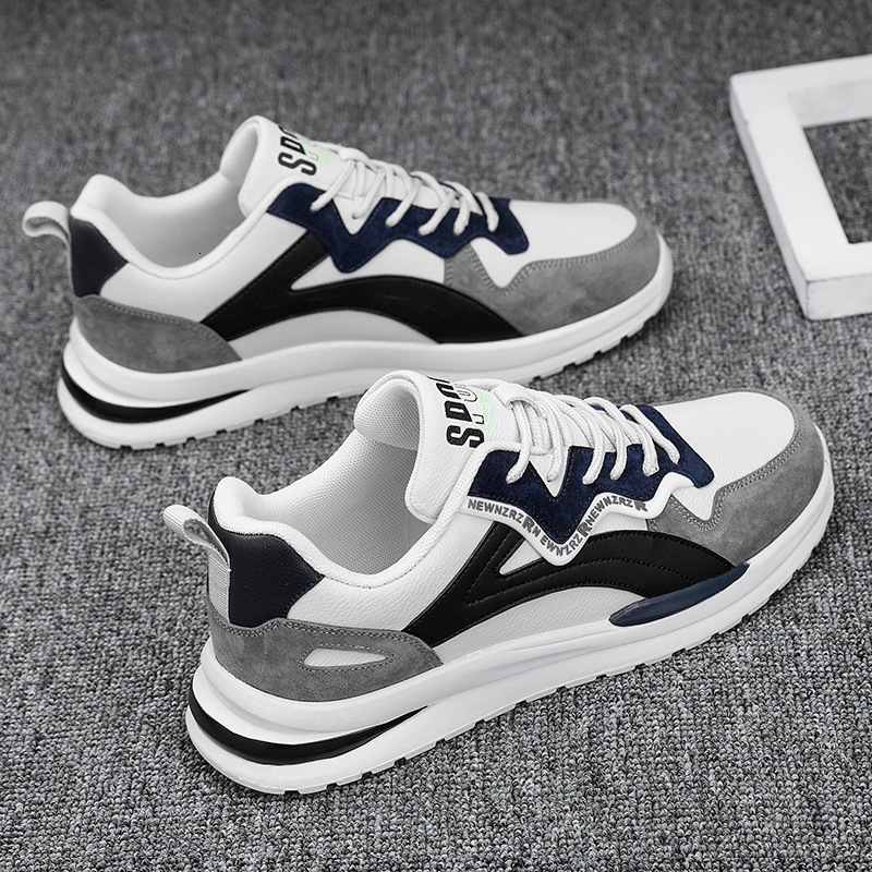 Mens Retro Color Block Casual Sneakers Breathable Comfortable Non Slip Thick Sole Walking Shoes For Daily Streetwear And Outdoor Activities