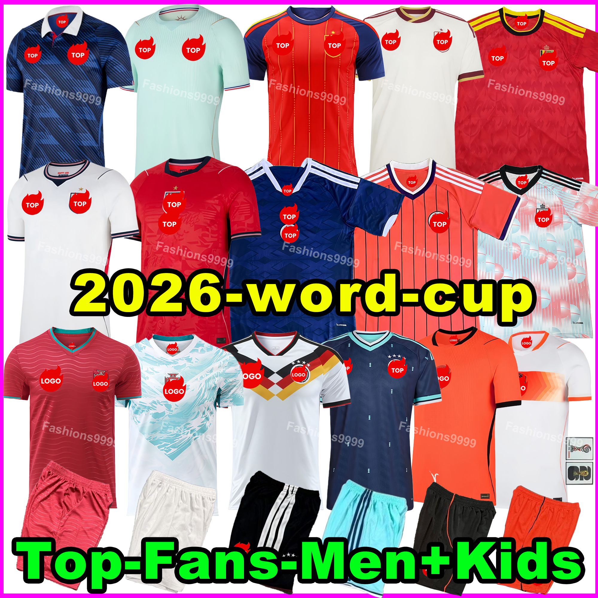world cup 2026 jersey france, spain, england, portugal, scotland, germany, netherlands, belgium, croatia, switzerland, norway, austria, sweden fans soccer jersey,16-4XL size