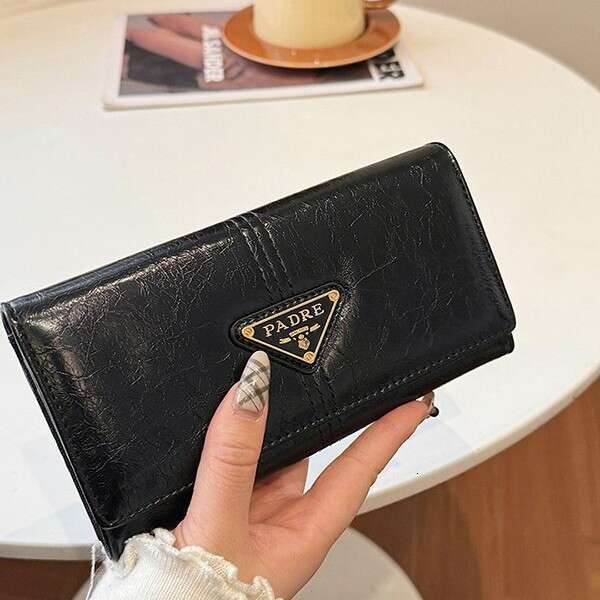 New high-end, stylish versatile clutch bag for women, trendy and simple niche coin purse, popular lightweight long wallet