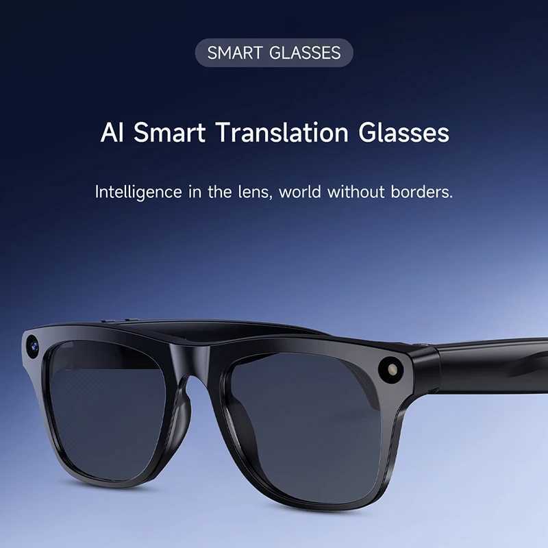Xiaomi 800MP 4K AI Camera Glasses Multifunctional Photochromic Smart Glasses Bluetooth Calling Photo Picture Music Translation C260514