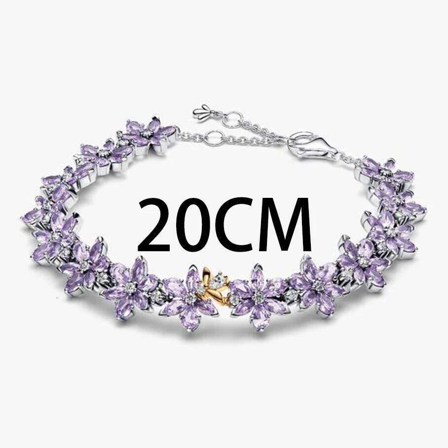 2026 New 925 Silver Heart Shaped Sparkling Plant Lucky Bee Specimen Combination Bead Pendant DIY Exquisite Charm Jewelry Gift