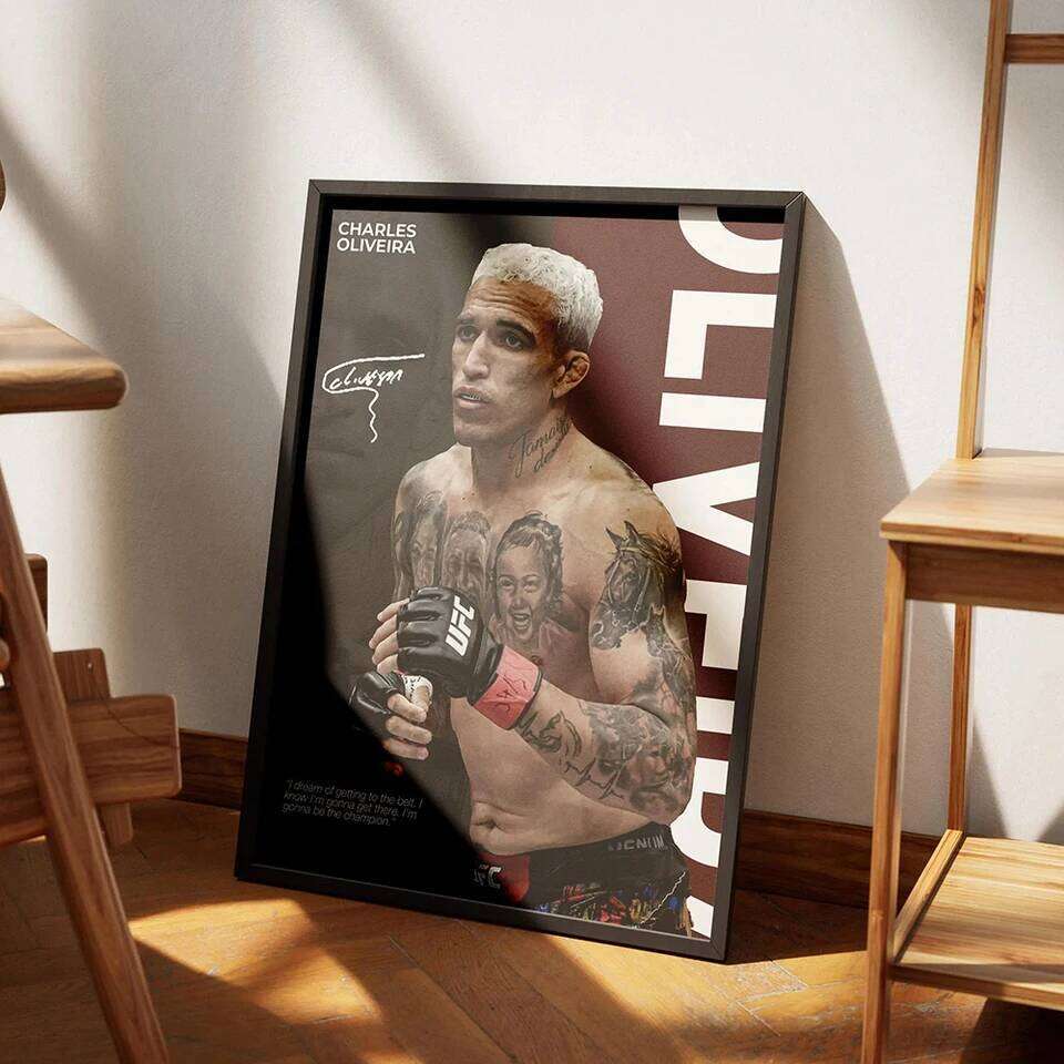 Famous Boxing Legends Fighting Poster UFC Inspirational ILIA TOPURIA Canvas Print Painting Wall Decor Gym Home Mural Cuadros W260515 - view 3