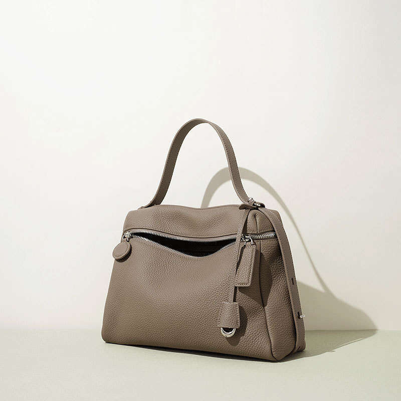 Top Layer Cowhide Women Crossbody Bag New Zipper Design Genuine Leather High End Large Capacity Versatile Daily Fashion Handbag SENYY