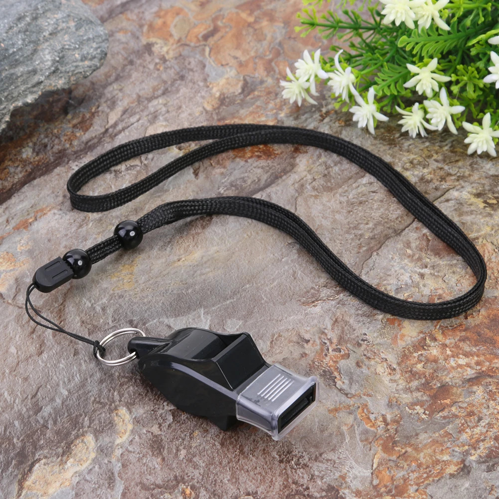 1-5PCS Soccer Basketball Whistle with Hanging Lanyard Running Sports Training Referee Plastic Loud Whistle Outdoor Sports 260514CJ - view 5