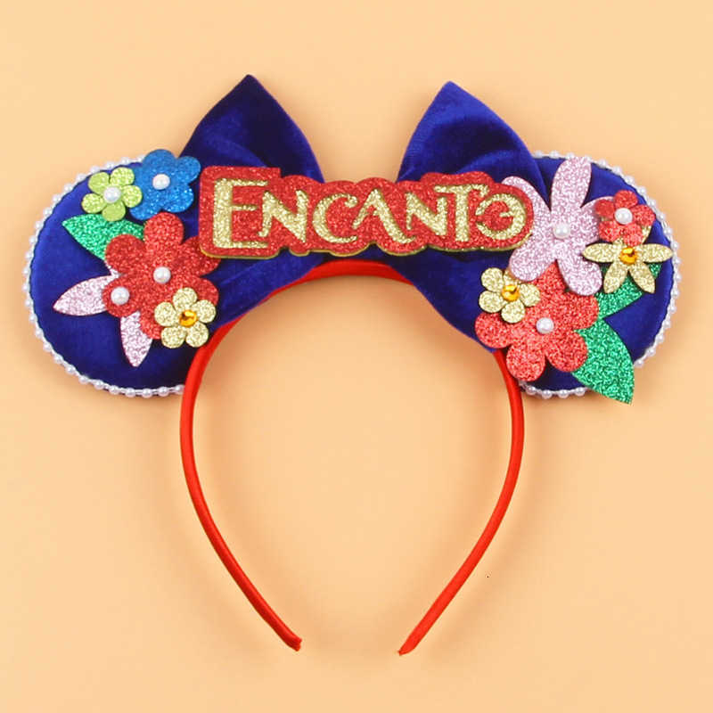 Magic House themed headband butterfly and flower headband decoration sequin bow Mickey headband new hair accessory L260515
