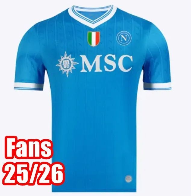 25 26 Naples Maglia DE BRUYNE Napoli Jersey Limited Edition soccer jerseys lukaku 2025 2026 McTominay Gilmour BUONGIORNO home 24 25 26 men Kids kit fo