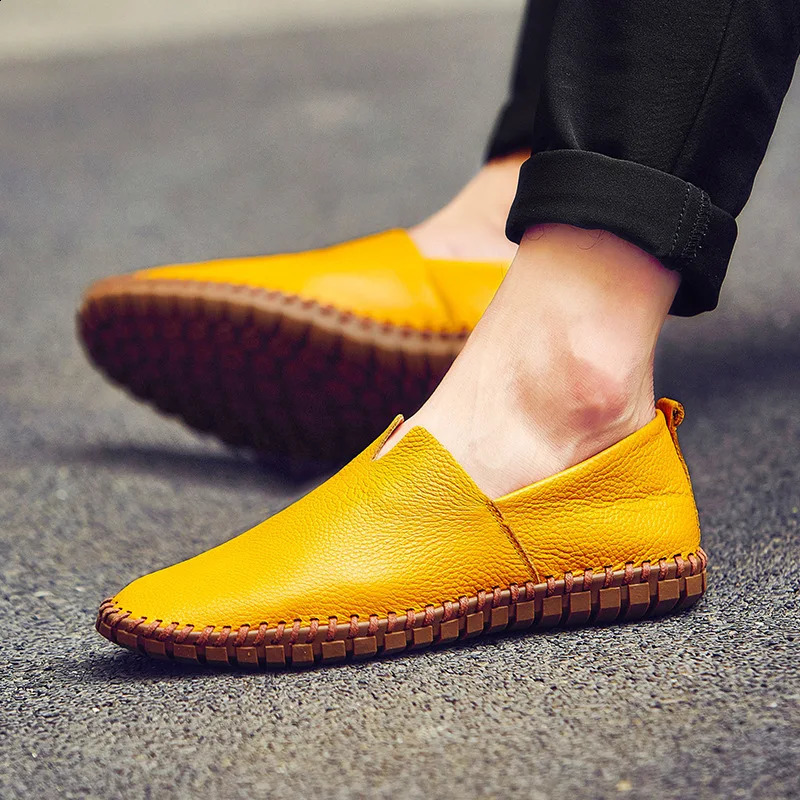 Plus Size Men Shoes Handmade Casual Loafers 38-50 Casual Shoes Summer Pu Loafers Men Zapatos De Hombre 260515