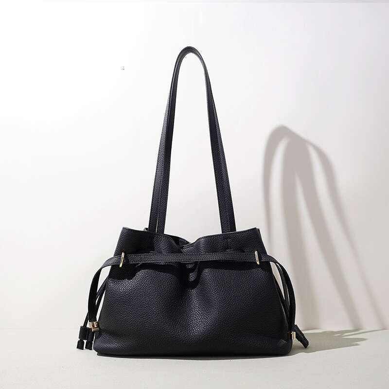 Elegant Two Piece Design Women Bucket Bag Trendy Versatile Large Capacity Casual Commute Crossbody Handbag SENYY
