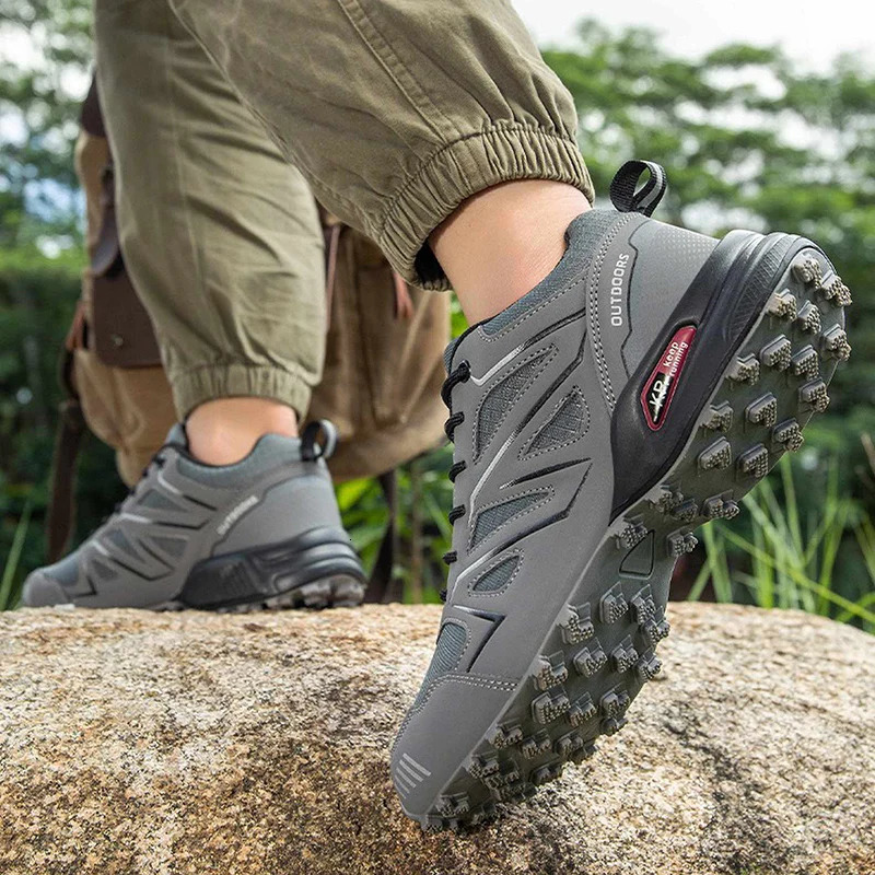 Waterproof Hiking Shoes Mens Outdoor Trekking Sneakers Mountain Climbing Camping Trainers Hunting Tactical Boots Bike Shoe Male 260514