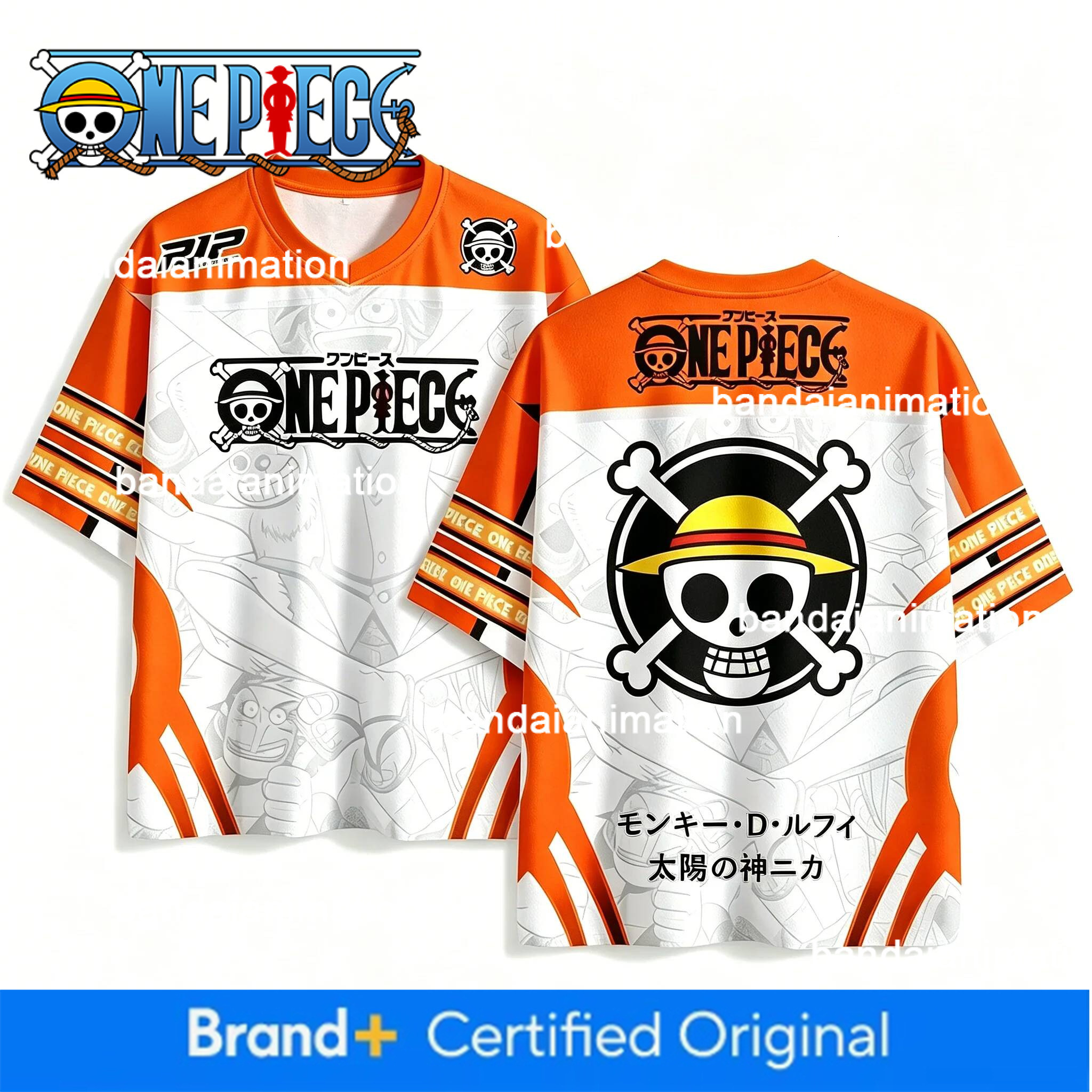2026 New One Piece Skull Flag Graphic T-Shirt Breathable Sport Jersey For Anime Lovers Summer Daily Children's Tshirt Tops