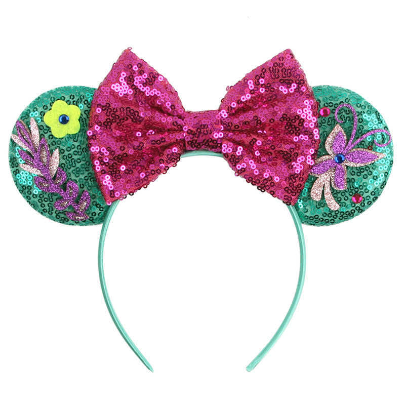 Magic House themed headband butterfly and flower headband decoration sequin bow Mickey headband new hair accessory L260515