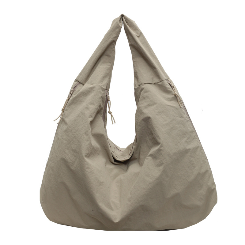 2026 New Nylon Underarm Bag for Women Large Capacity Retro Shoulder Bag Trendy Y2K Handbag
