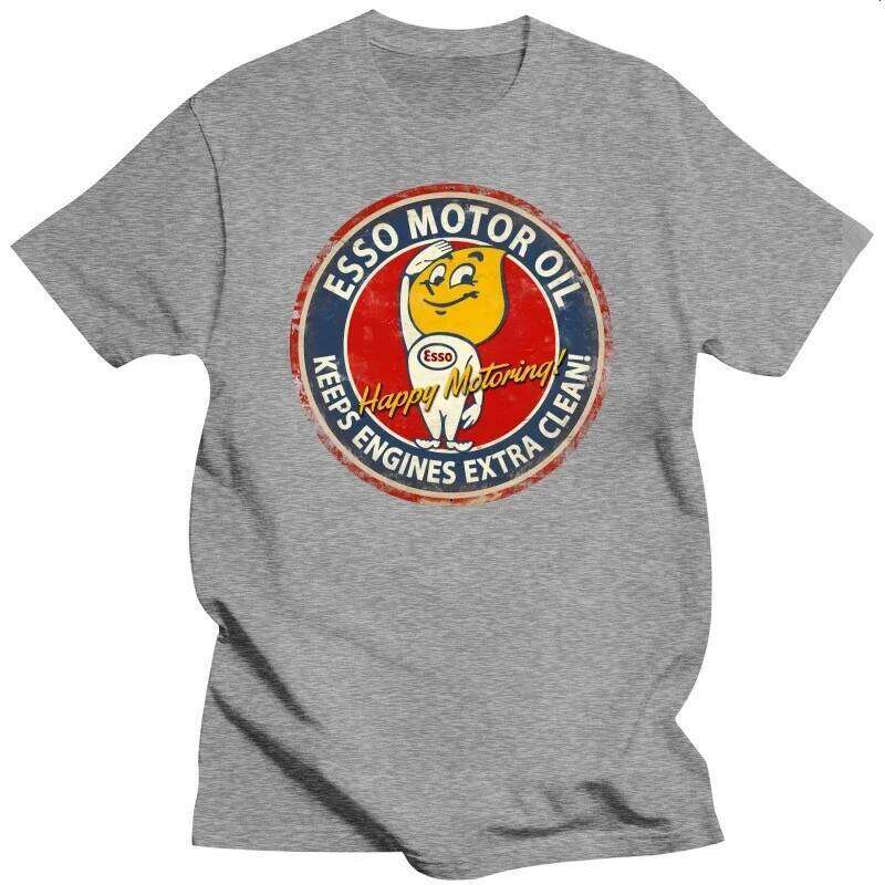 Esso Logo Retro Gas Oil T-Shirt J260515
