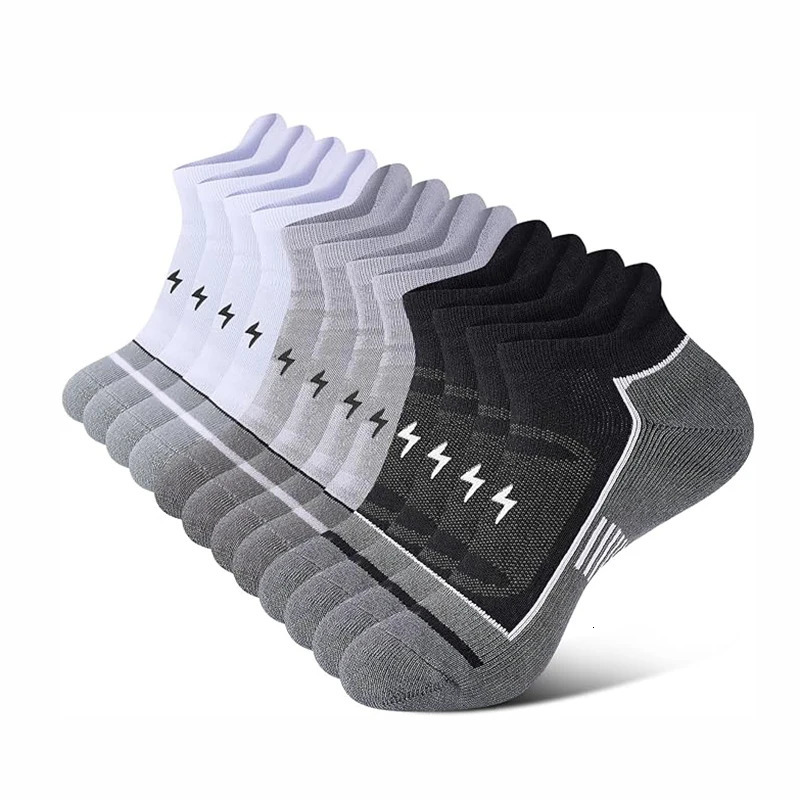 6 Pairs Men Ankle Socks Breathable Soft Quick Dry Outdoor Fitness Basketball Short Fashion Women Sports Athletic 260514 - view 3