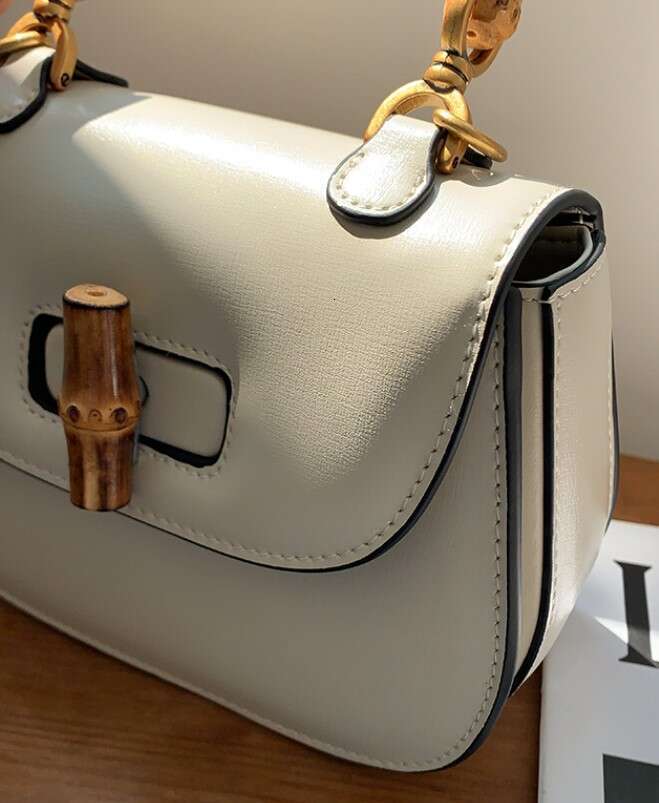 High-end Bamboo Saddle Small Women's New Fashion Handbag Shoulder Crossbody Bag