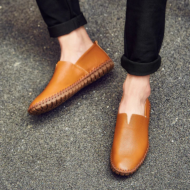 Plus Size Men Shoes Handmade Casual Loafers 38-50 Casual Shoes Summer Pu Loafers Men Zapatos De Hombre 260515