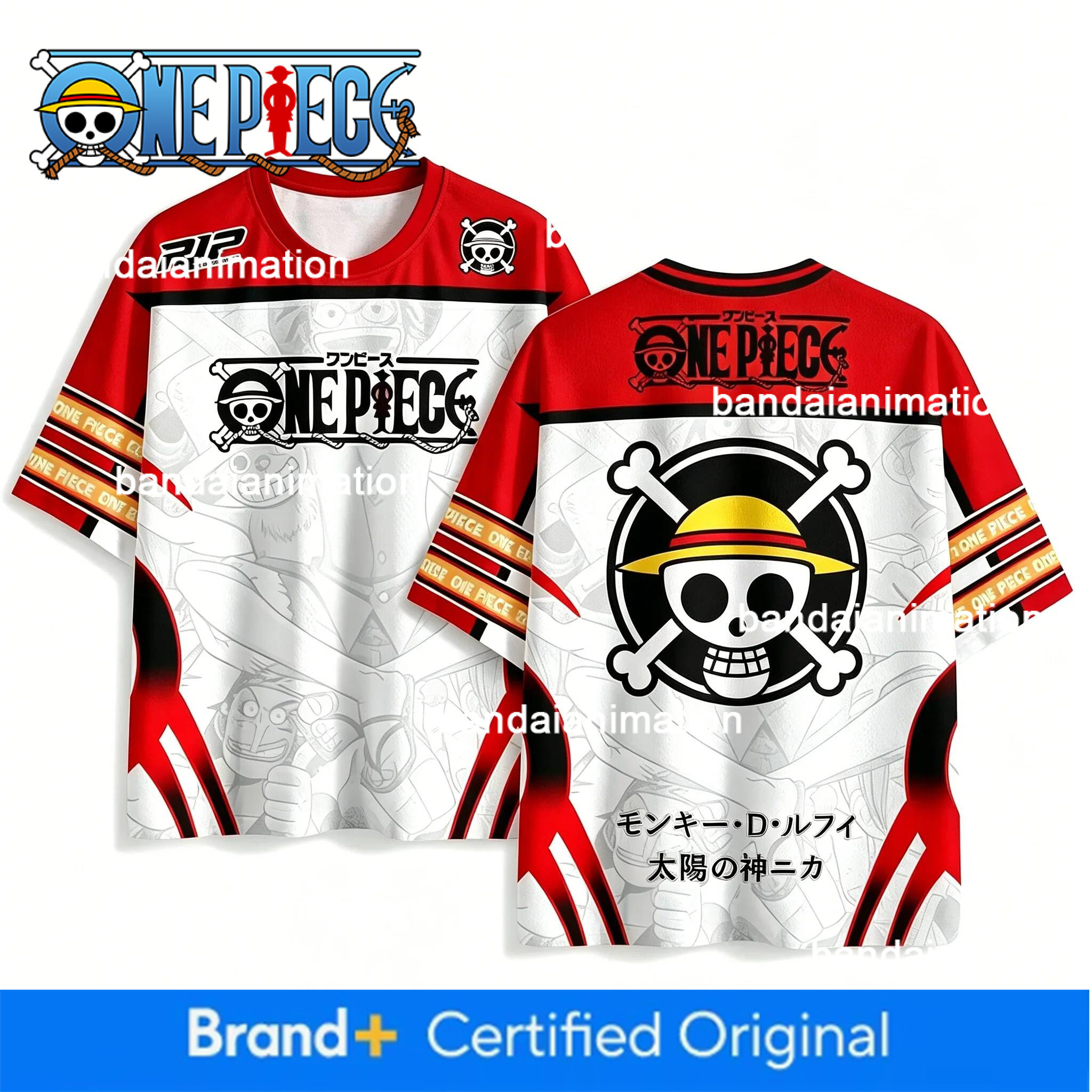 2026 New One Piece Skull Flag Graphic T-Shirt Breathable Sport Jersey For Anime Lovers Summer Daily Children's Tshirt Tops