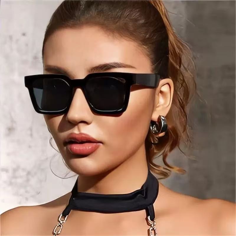 Men Square Frame Fashion Sunglasses For Vacation Driving UV400 Cycling Accessories 250805