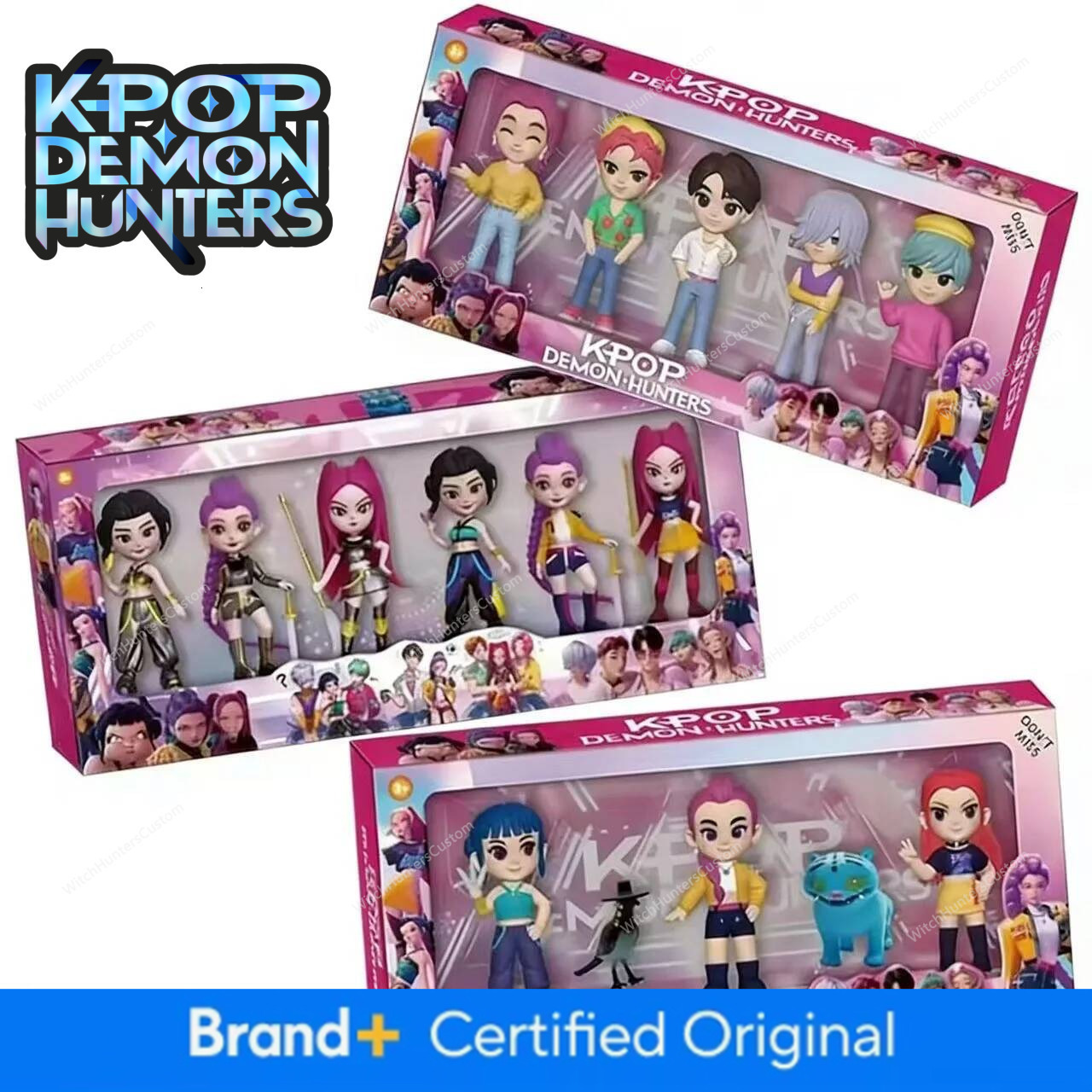 NEW Kpop Devil Hunter Rumi Zoe Mira Anime Polyvinyl Chloride Character Collection Desktop Trinkets Childrens New Year Gift - view 7