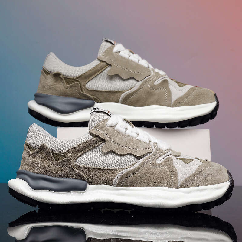Men's Spring Summer Breathable New Thick-Soled Mesh Sports for Middle School Students Running Agam Old Dad Dissolving Trend Shoes 9303 - view 4