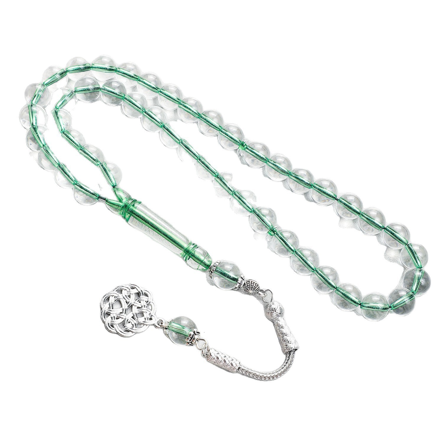 Tasbih transparent resin Muslim man bracelet 33 51 99 100 Rosary prayer beads arabic accessories islamic fashion bracelet 240529