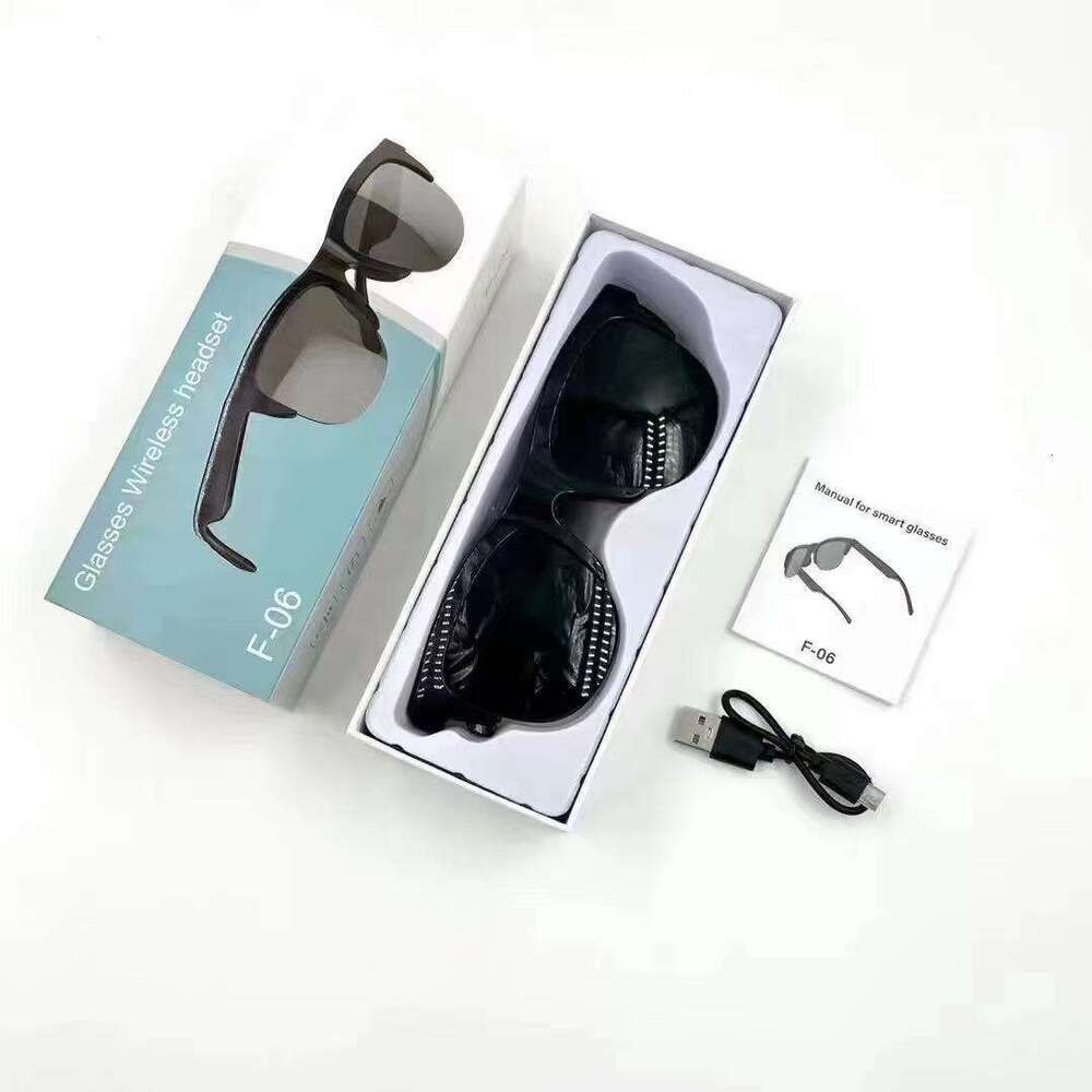 Premium F AI Bluetooth Smart Glasses Color Changing Lens UV Sun Protection Outdoor Eyewear CKS