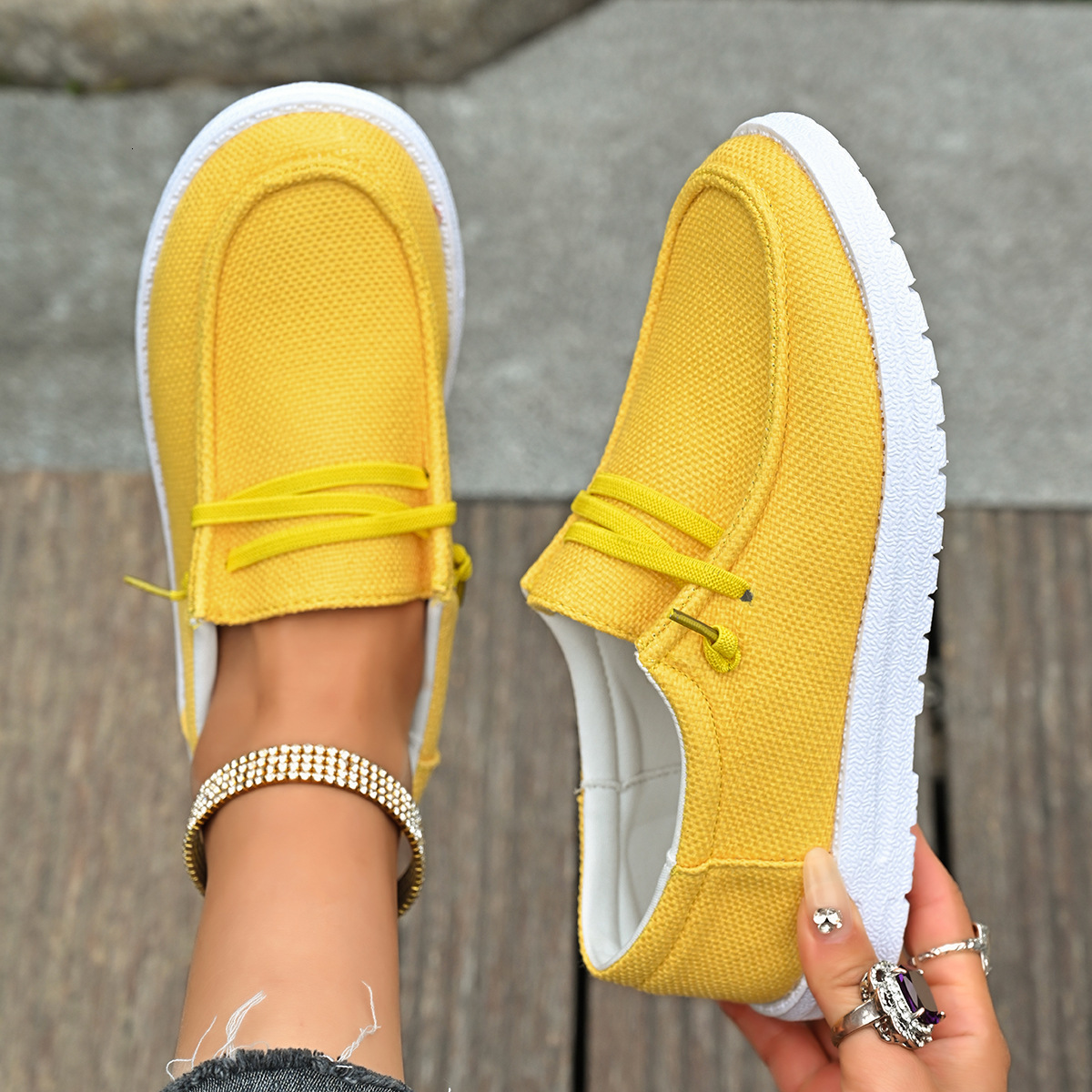 Plus Size Casual Shoes for Women 2025 Spring and Autumn New Flat Slip-On Low-Top Loafers Womens Shoes240909