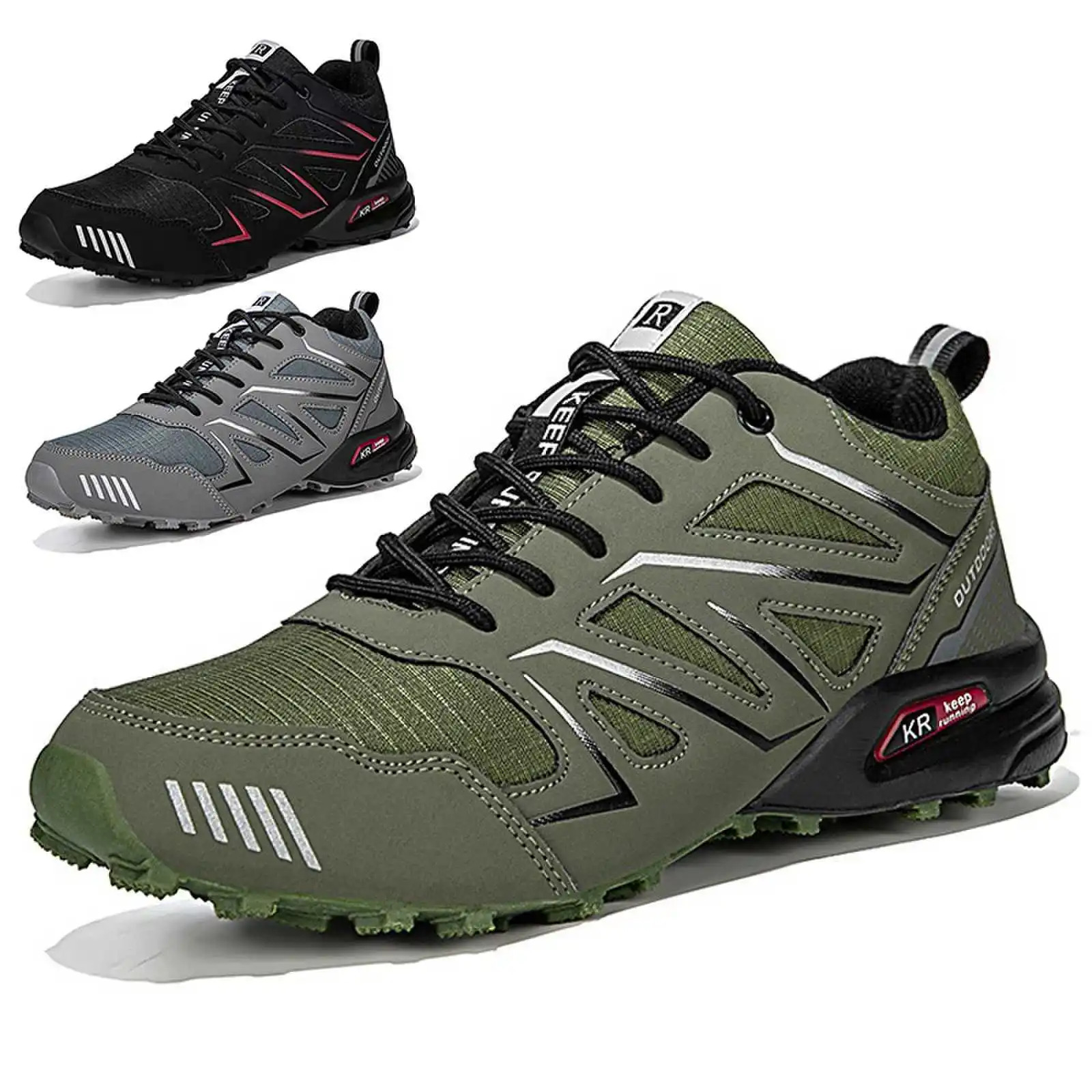Waterproof Hiking Shoes Mens Outdoor Trekking Sneakers Mountain Climbing Camping Trainers Hunting Tactical Boots Bike Shoe Male 260514