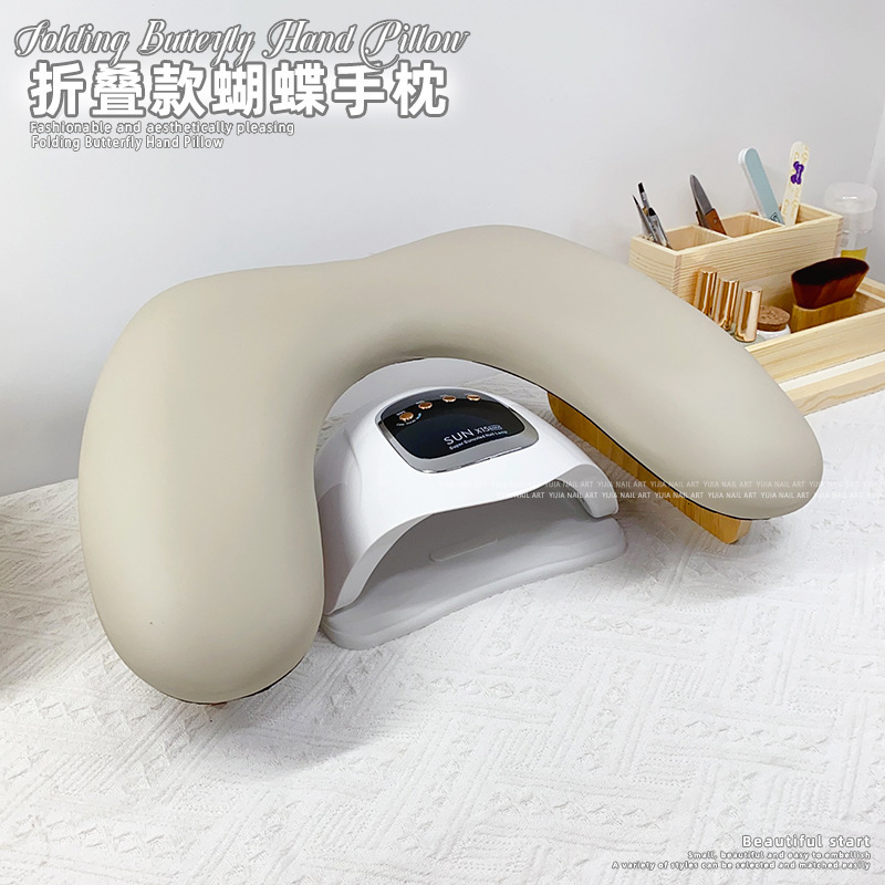 Arm Rest for Nails Tech U Shaped-Comfortable Manicure Nail Hand Rest Pillow Cushion Nail Armrest Stand for Acrylic Nail Art Tech 241102
