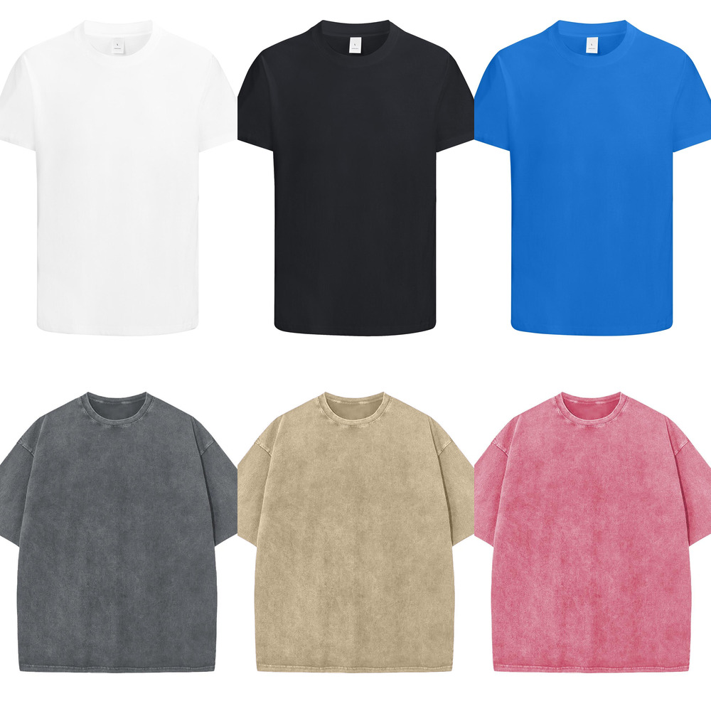 Designer solid-color T-shirt Men's T Shirts Solid Color T-shirt Cotton Men Women White O-Neck Loose Short sleeved Basic Models All-match Couple T