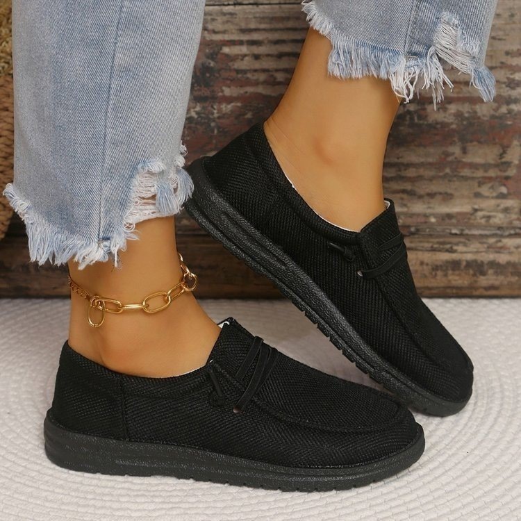 Plus Size Casual Shoes for Women 2025 Spring and Autumn New Flat Slip-On Low-Top Loafers Womens Shoes240909