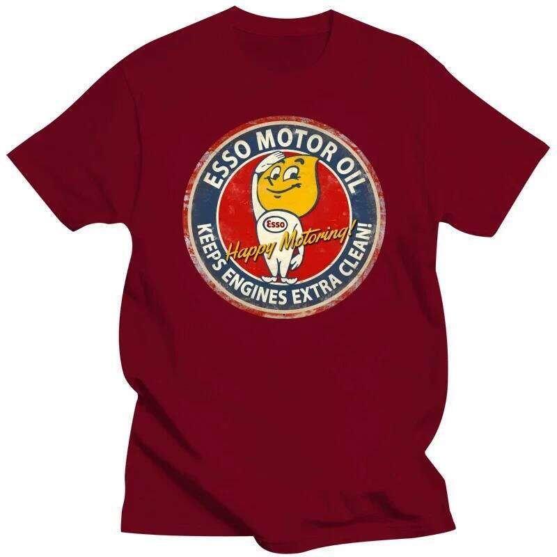 Esso Logo Retro Gas Oil T-Shirt J260515