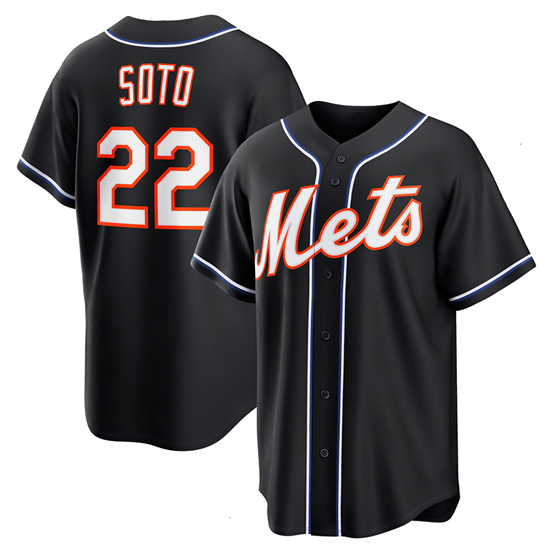 NY New Yorks Mets Jersey Juan Soto Francisco Lindor Bo Bichette Jorge Polanco Nolan McLean Senga Alvarez Luis Robert Jr Baty Piazza Carson Benge met B