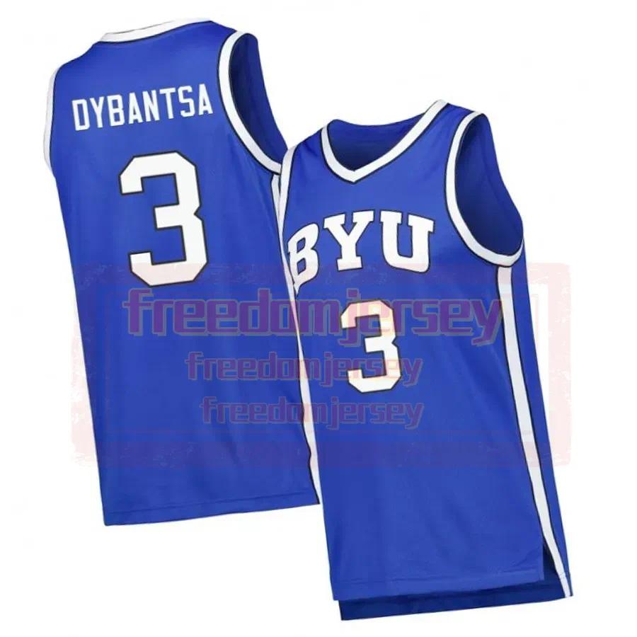 Custom 3 AJ Dybantsa Basketball Jersey Xavion Staton Tyler Mrus High School Jersey Stitched Name number