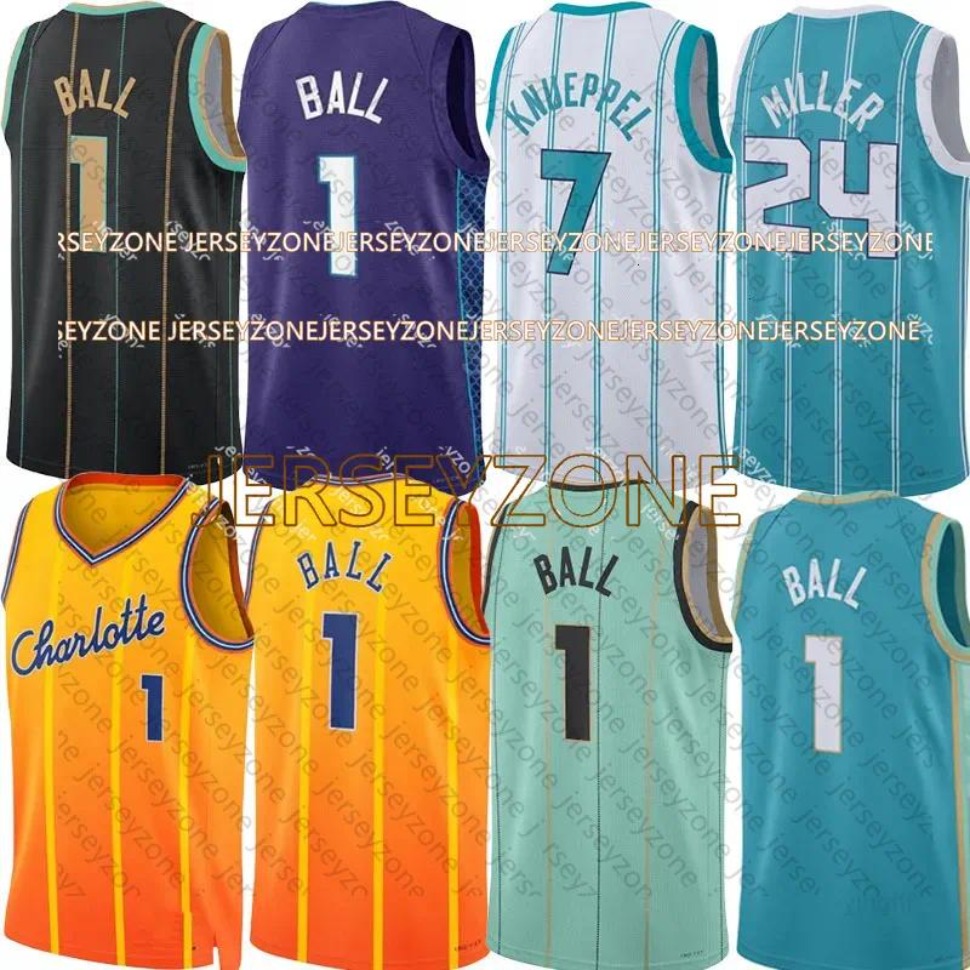 25 26 melo LaMelo Ball Hornet Basketball Jerseys Brandon Miller Kon Knueppel Ryan Kalkbrenner Miles Bridges Tre Mann Moussa Diabate Tidjane Salaun Cit