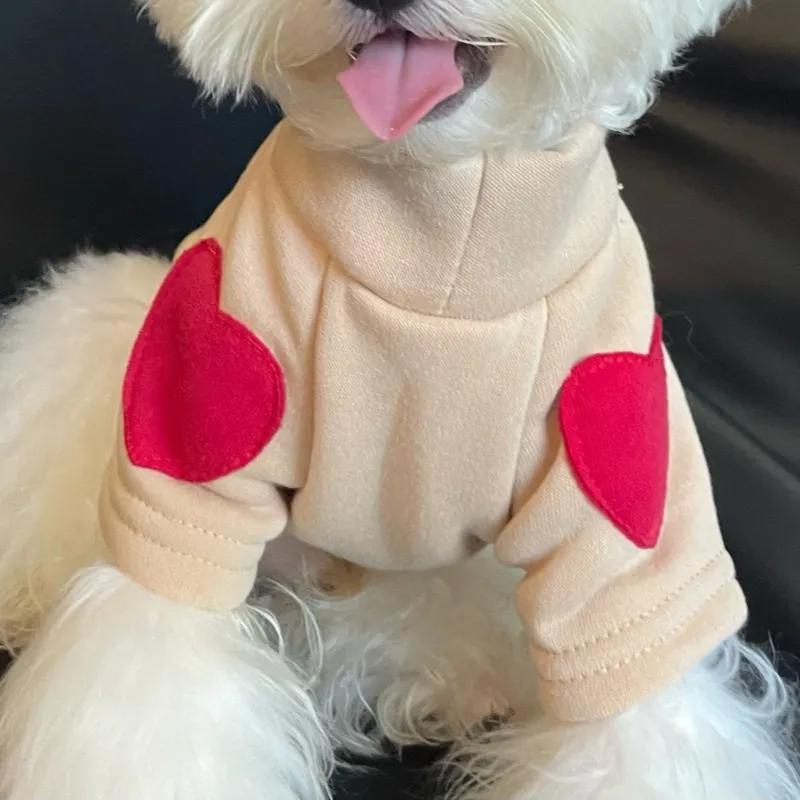 Chic Animal Print Thick Fleece Jacket for Pets: Ideal Fall/Winter Wear HF35