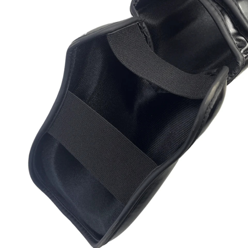 high quality black professional kids boxing training shin guard adults kickboxing Sanda Leggings Ankle protection for M 260514