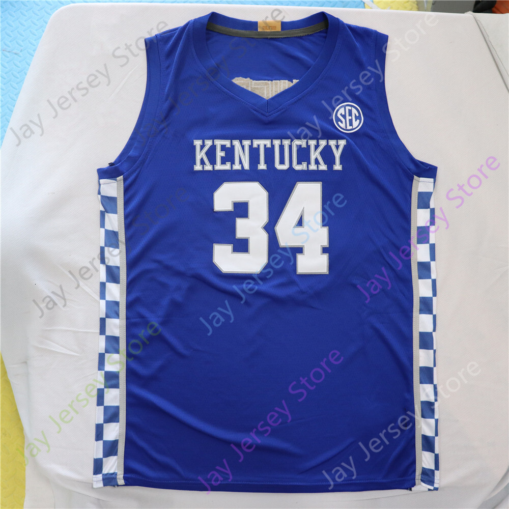 Kentucky Wildcat Basketball Jersey College 1 Denzel Aberdeen 00 Otega Oweh 5 Collin Chandler Mouhamed Dioubate Moreno Johnson Lowe Noah Wall Towns Ree